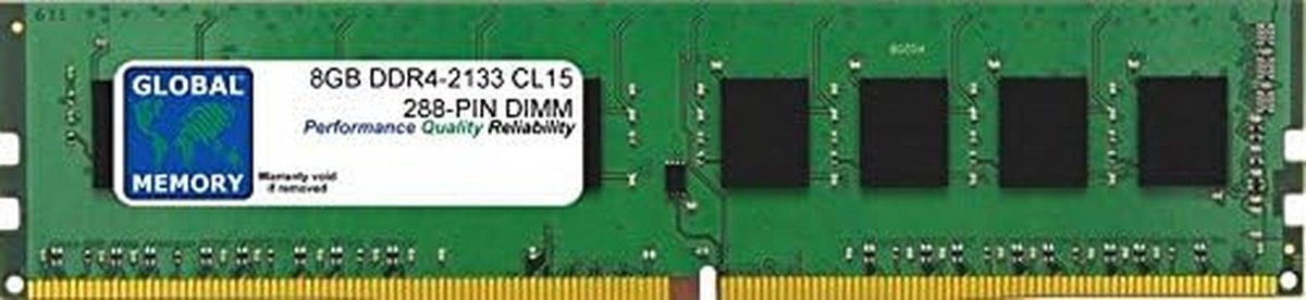 8GB DDR4 Werkgeheugen 2133MHz PC4-17000 RAM voor Desktop PC