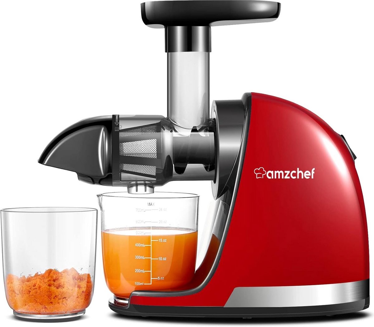 Langzame Koudpers Juicer voor Groenten en Fruit met Hoge Sapopbrengst