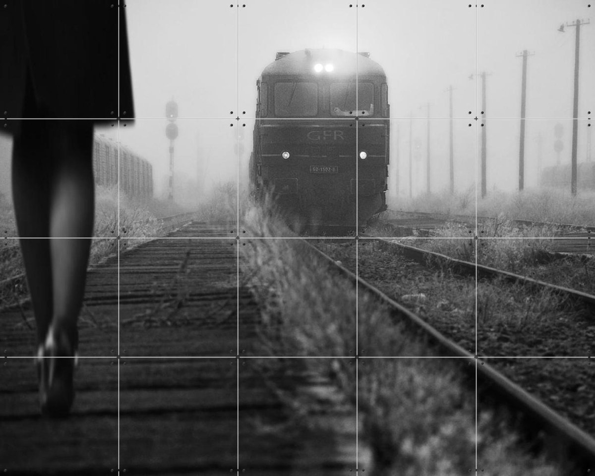 IXXI November Passengers, Nicoleta Gabor & Various - 100 x 80 cm - Gratis ophangtool - Grote wanddecoratie en posters - Fotografie, Klassiek