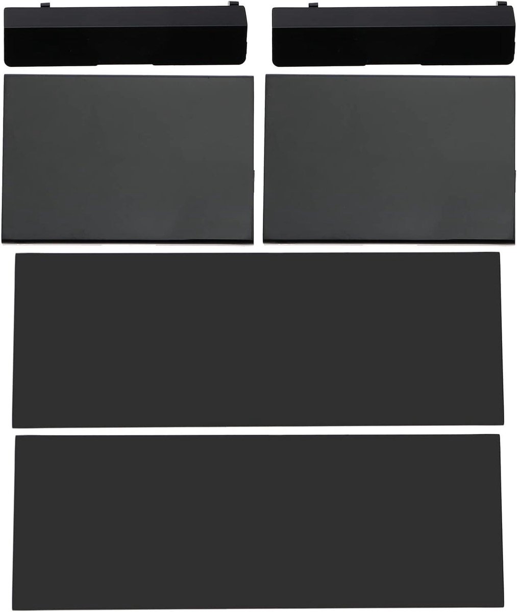 Allecto- Beschermdeksel - Geheugenkaarten - 3 in 1 - Wii-Console - Zwart 2 Set (6 Stuks) Behuizing Afdekking Reserveonderdelen - Compatibel met - Kleur Zwart.