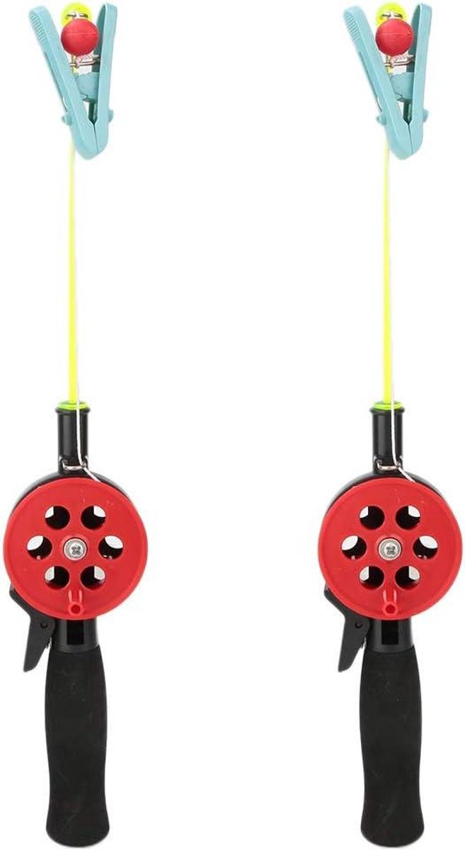 Allecto- Vissersuitrusting - Hengel - Staven 2 Stuks - Krab Hengel - Ijs Hengel - Garnalen Klem - Accessoires - Willekeurige Kleur - Geschikt voor Alle Leeftijden. — afbeelding 5