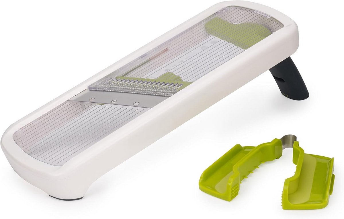 Multisnijder Mandoline met Precisiehandvat voor Drie Snijdiktes en Julienne