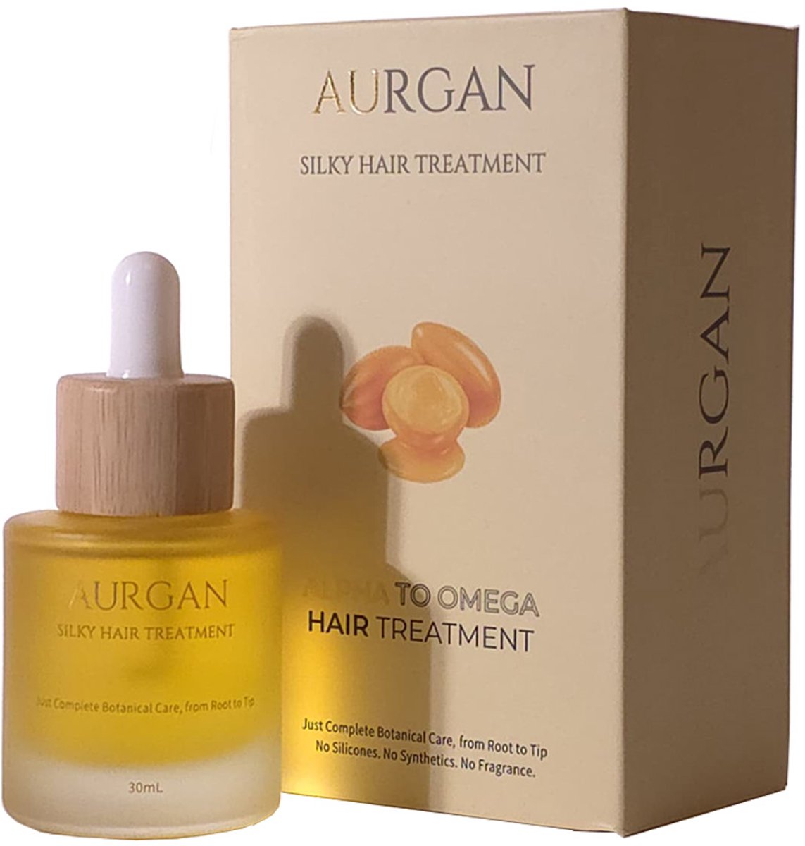 Aurgan Silky Hair Treatment - 30ml - All in one hair boost - zijdezacht haar