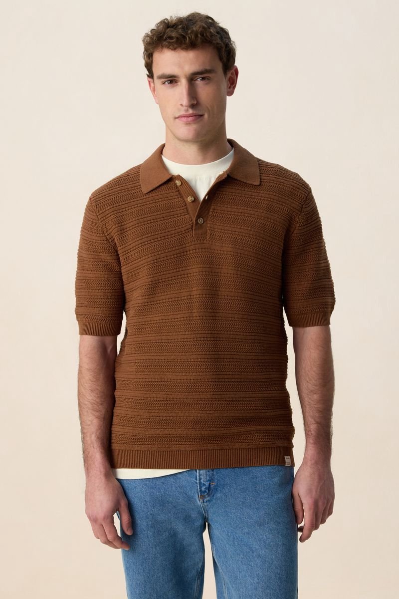 Sissy-Boy - Donkerbruine polo