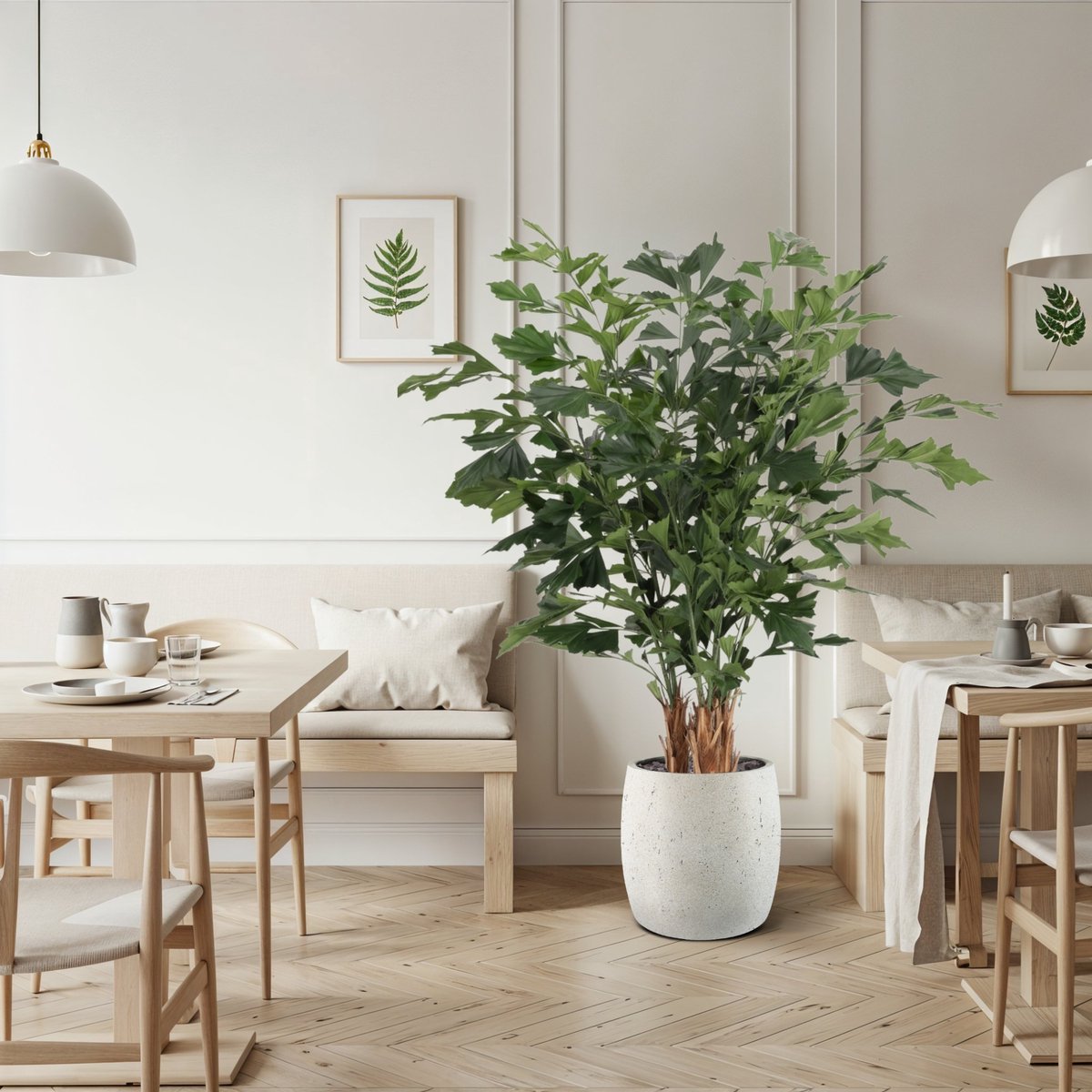 maxifleur Kunstplanten Fishtail Kunstpalm Deluxe 160cm Groen