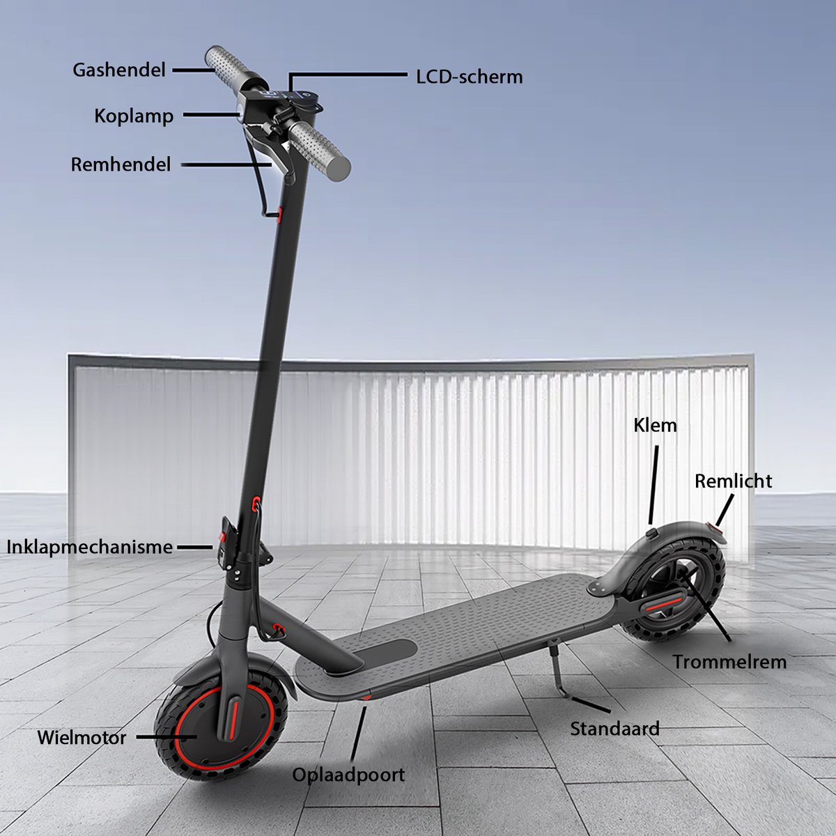 AOVOPRO LP60 Elektrische Step Opvouwbaar 25 km/u - afbeelding 3