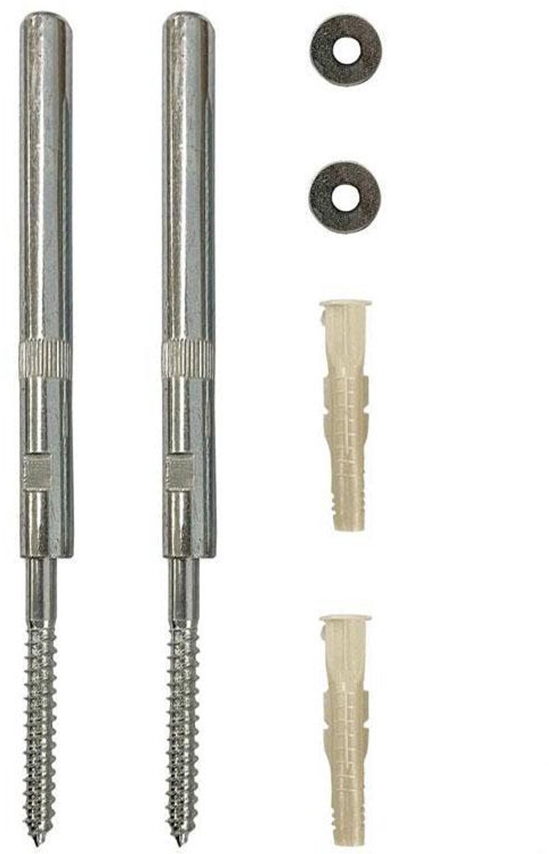 FLE - Plankdrager pin voor blinde bevestiging lengte 12 cm met draagvermogen van 85 kg - Set van 2