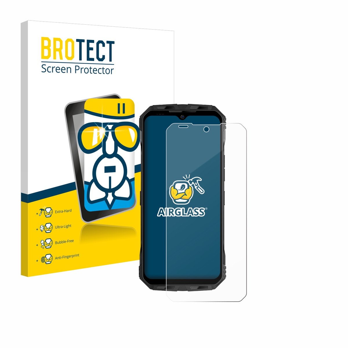 Screenprotector voor Doogee V30T Beschermglas transparant
