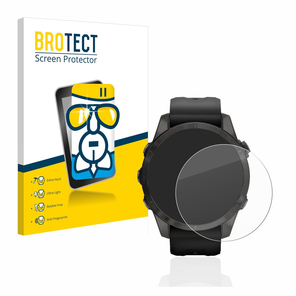 Screenprotector voor Garmin Epix Pro (Gen 2) (42 mm) Beschermglas transparant