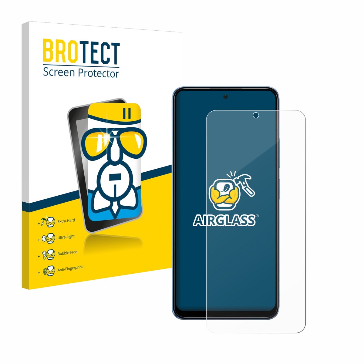 Screenprotector voor Xiaomi Redmi Note 12 4G Beschermglas transparant