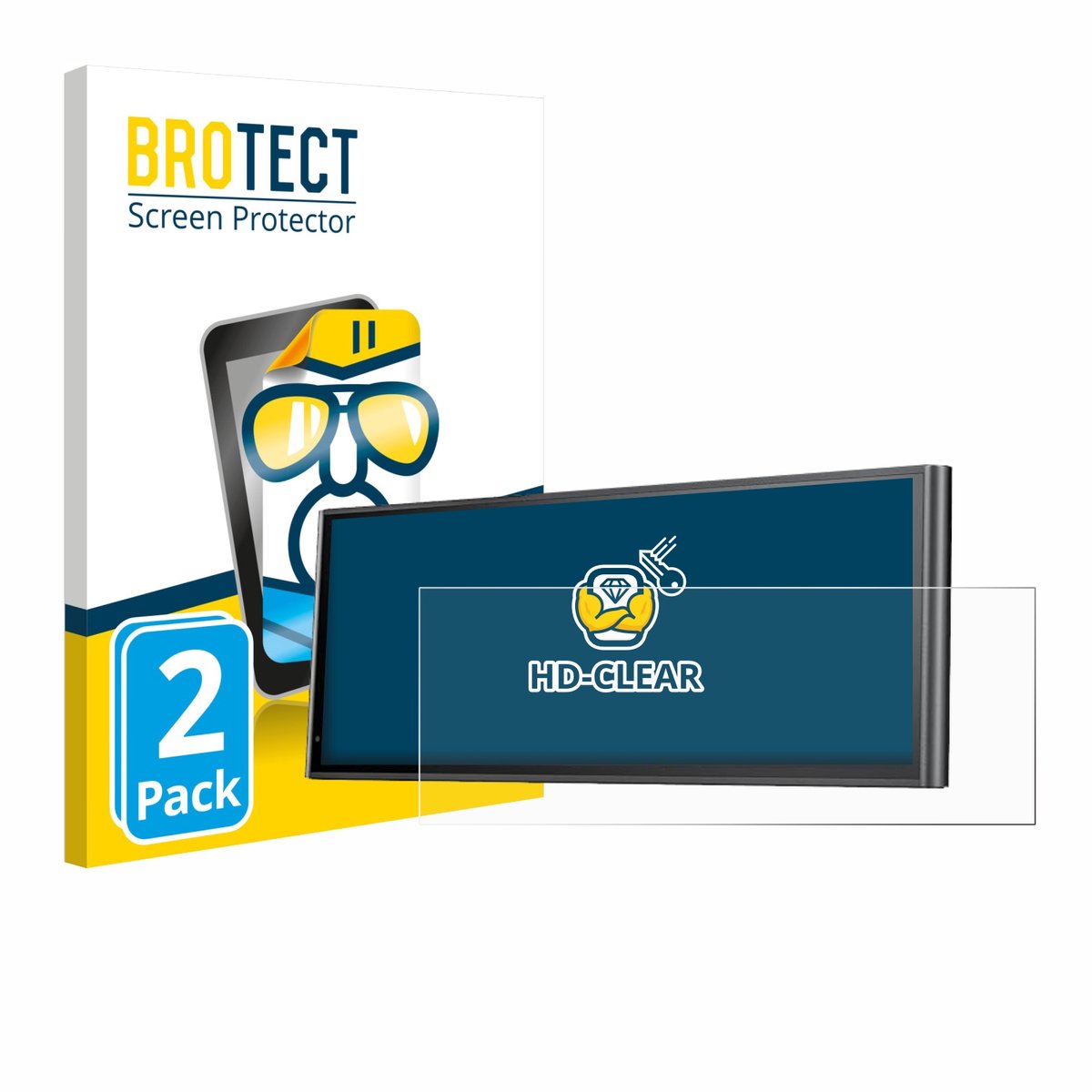 BROTECT - Screenprotector voor Krunia 9.26" - Folie Beschermfolie transparant 2 Stuks