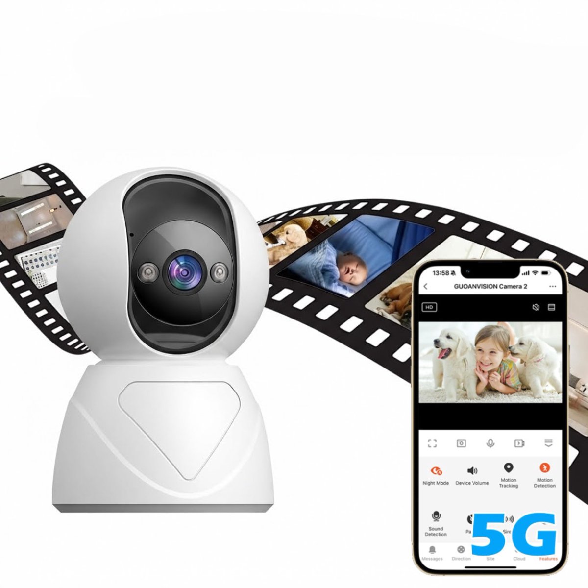 NBAP® Camerabewaking - Beveiligingscamera Draadloos Buiten - Bewakingscamera