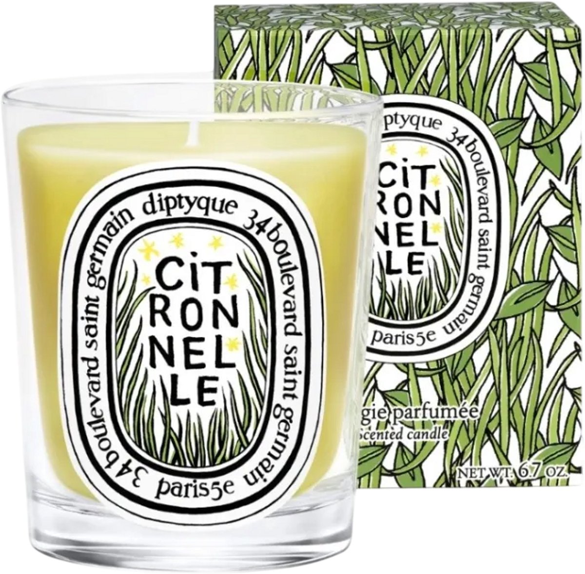 DIPTYQUE - Citronnelle 190g - Scented Candle - Geurkaars