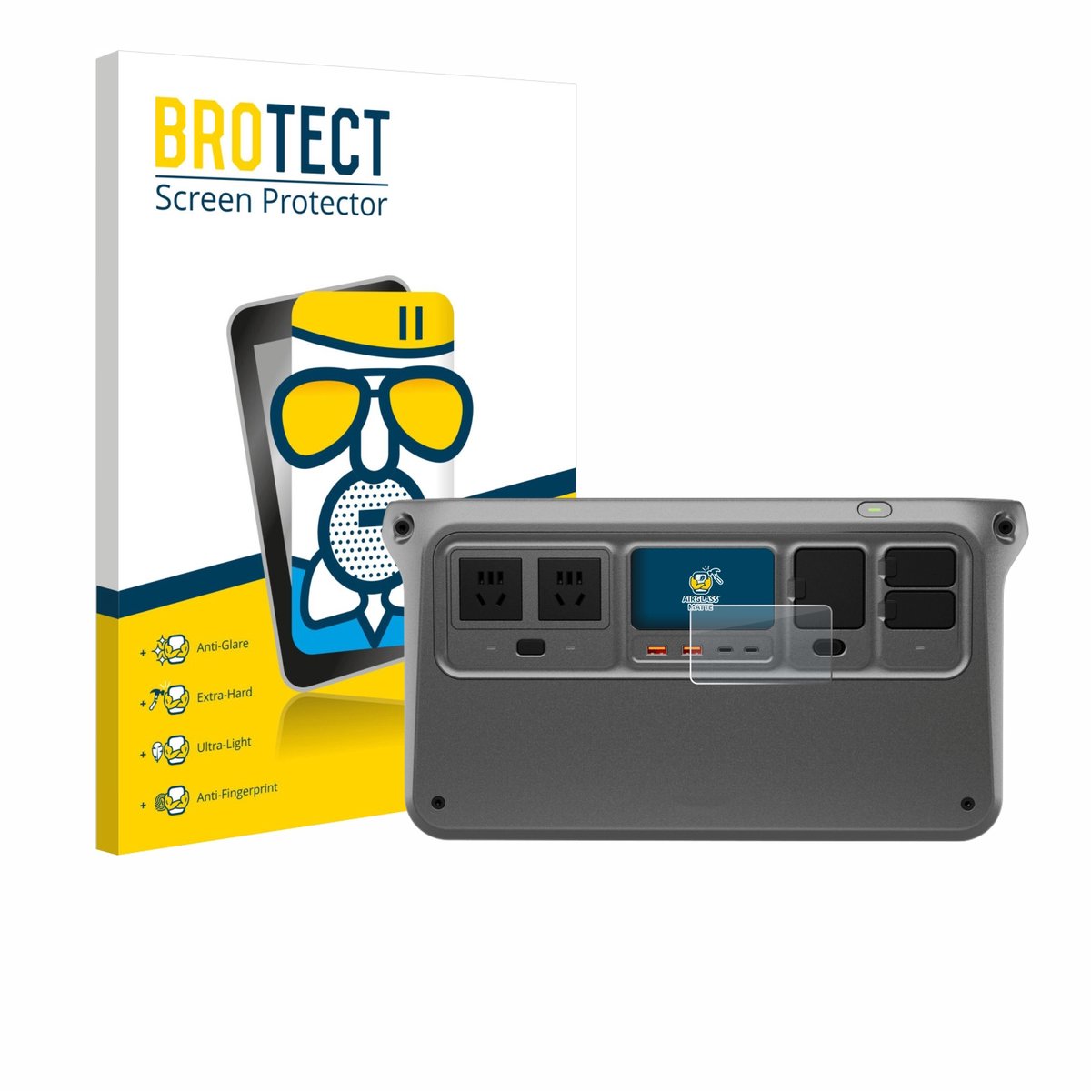 BROTECT - Screenprotector voor DJI Power 1000 - Folie Beschermfolie Beschermglas matte