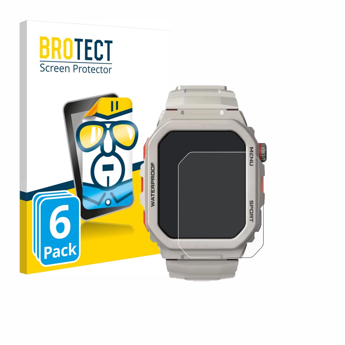 BROTECT - Screenprotector voor Rogbid Tank G2 - Folie Beschermfolie transparant 6 Stuks