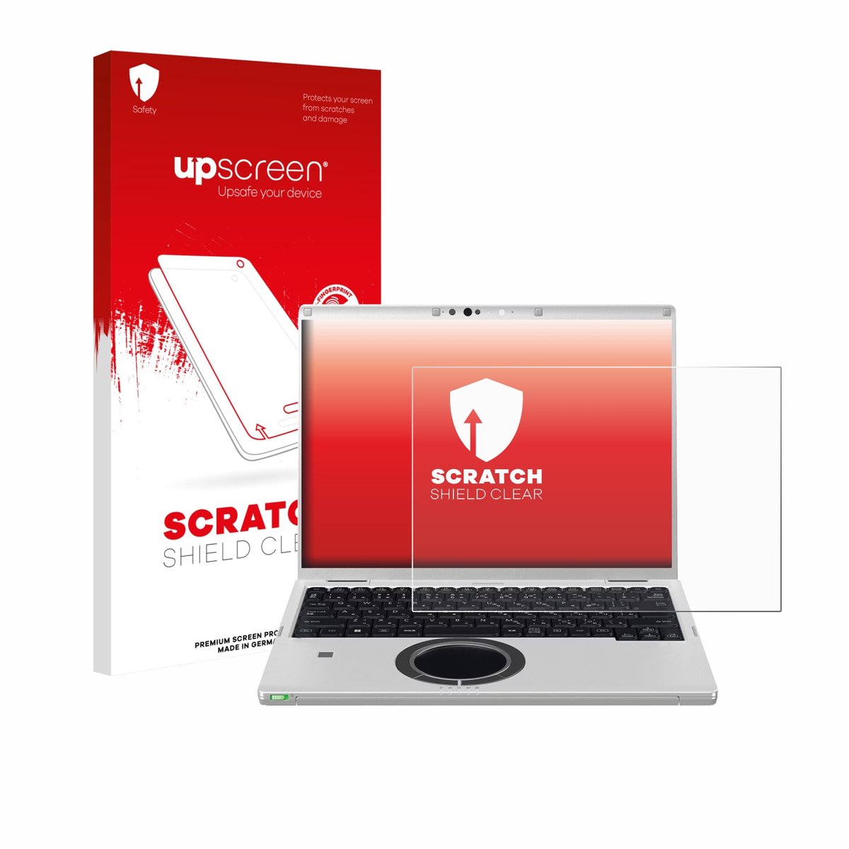 upscreen - Screenprotector voor Panasonic CF-FV3 - Folie Beschermfolie transparant