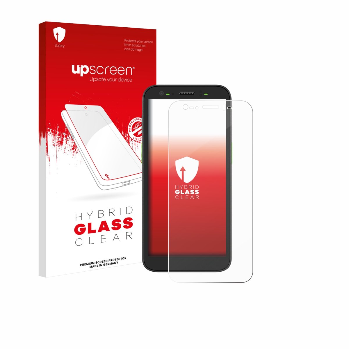 upscreen - Screenprotector voor Zebra TC501 - Folie Beschermfolie Beschermglas transparant
