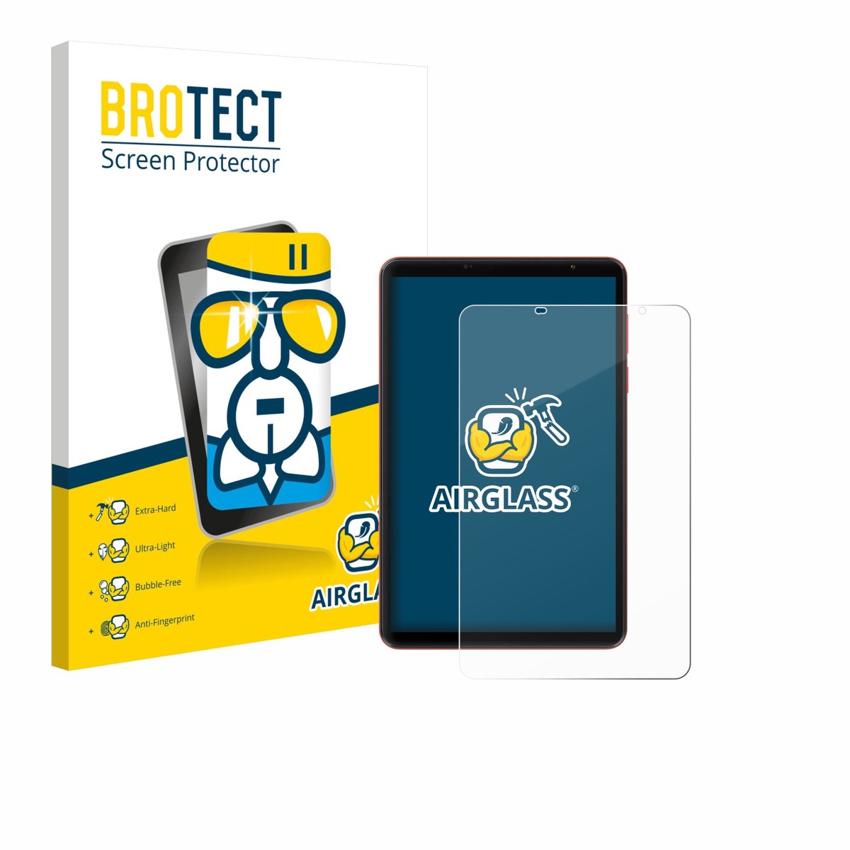 Screenprotector voor Blackview Zeno 1 8" Beschermglas transparant