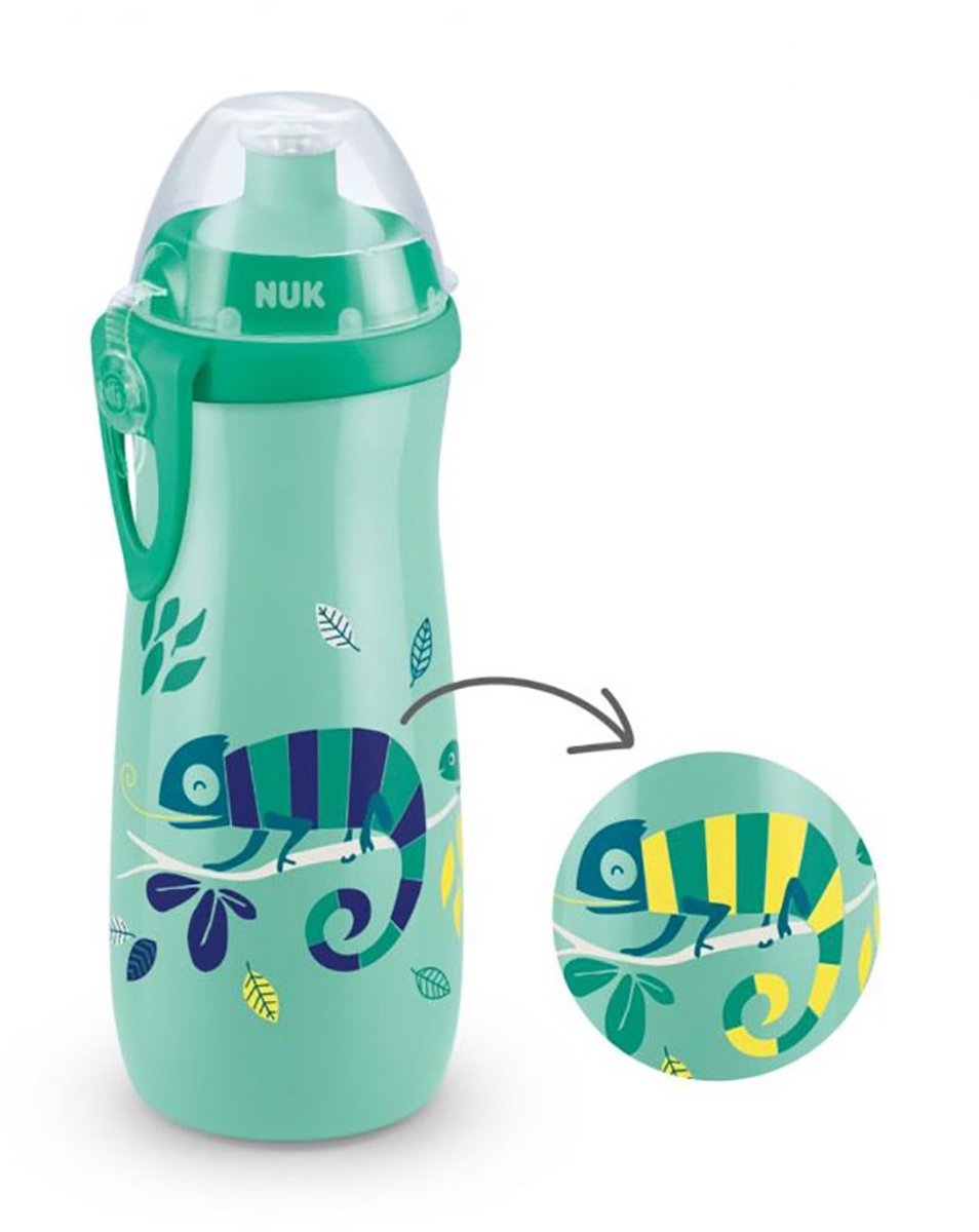 NUK Sports Cup Chameleon drinkfles 450ml - Kinderfles
