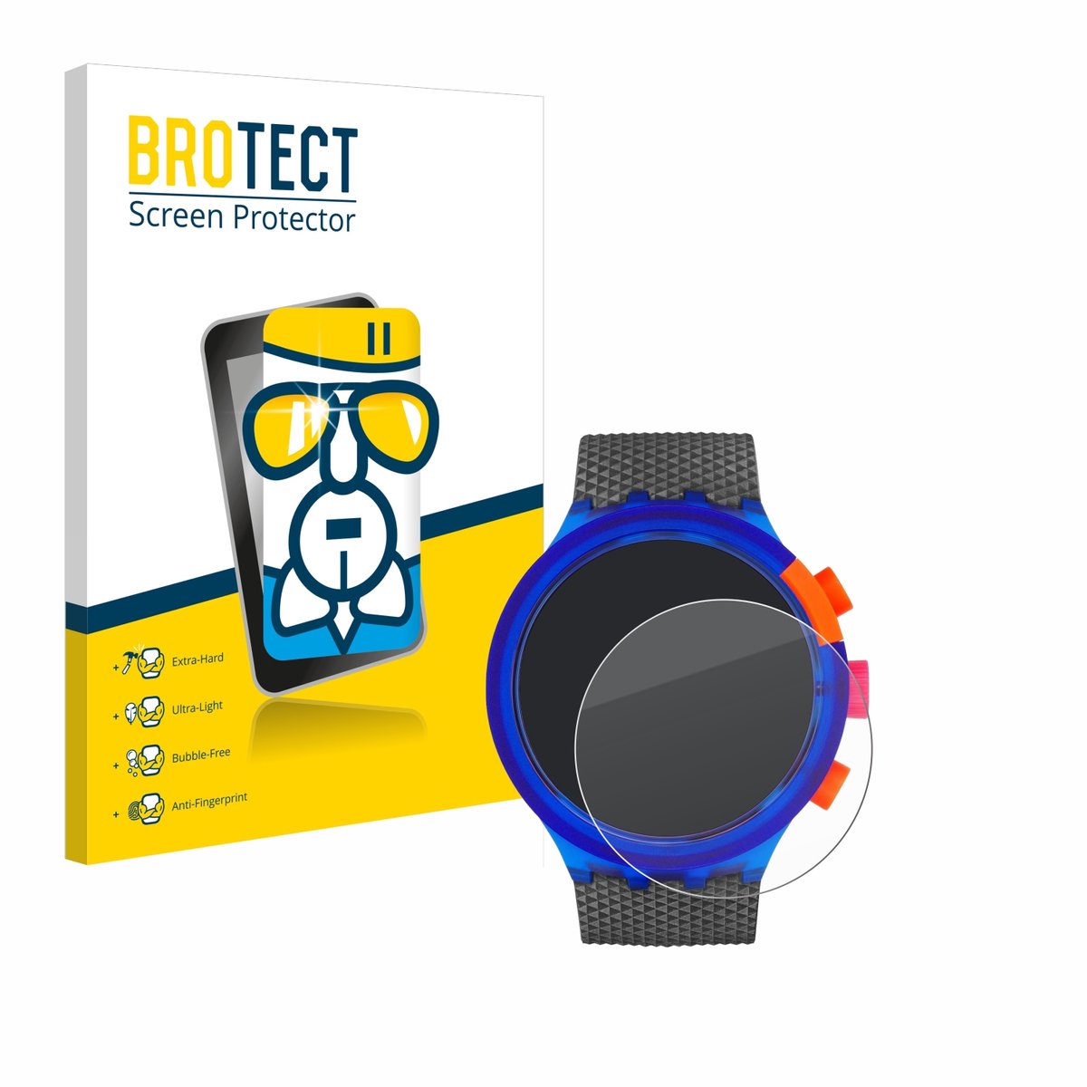 Screenprotector voor Swatch Neon Party Beschermglas transparant