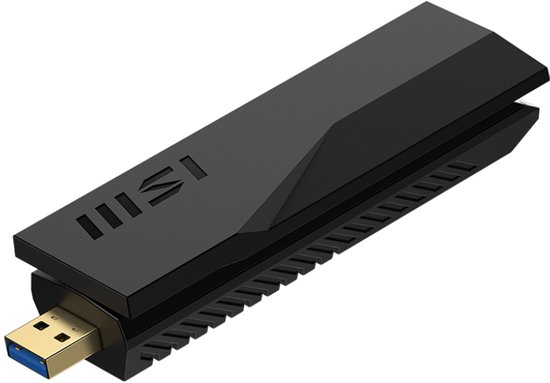 MSI BE6500 WiFi7 USB Stick - Dongle interfacekaart/-adapter USB 3.2 Gen 1 (3.1 Gen 1)