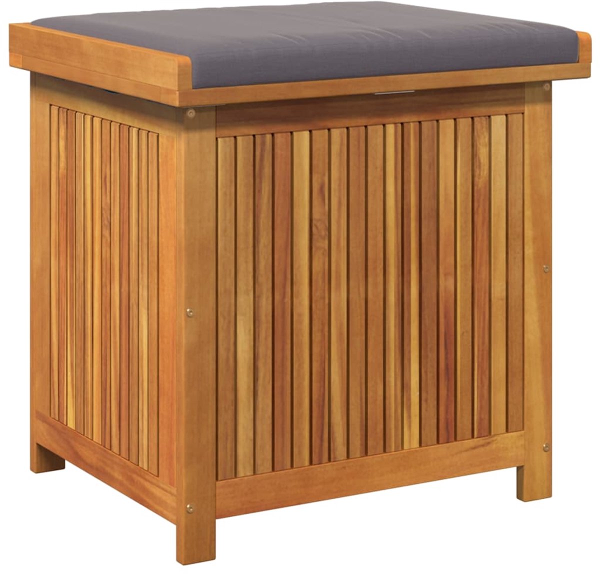 vidaXL - Kussenbox - voor - buiten - 60x50x61 - cm - massief - acaciahout
