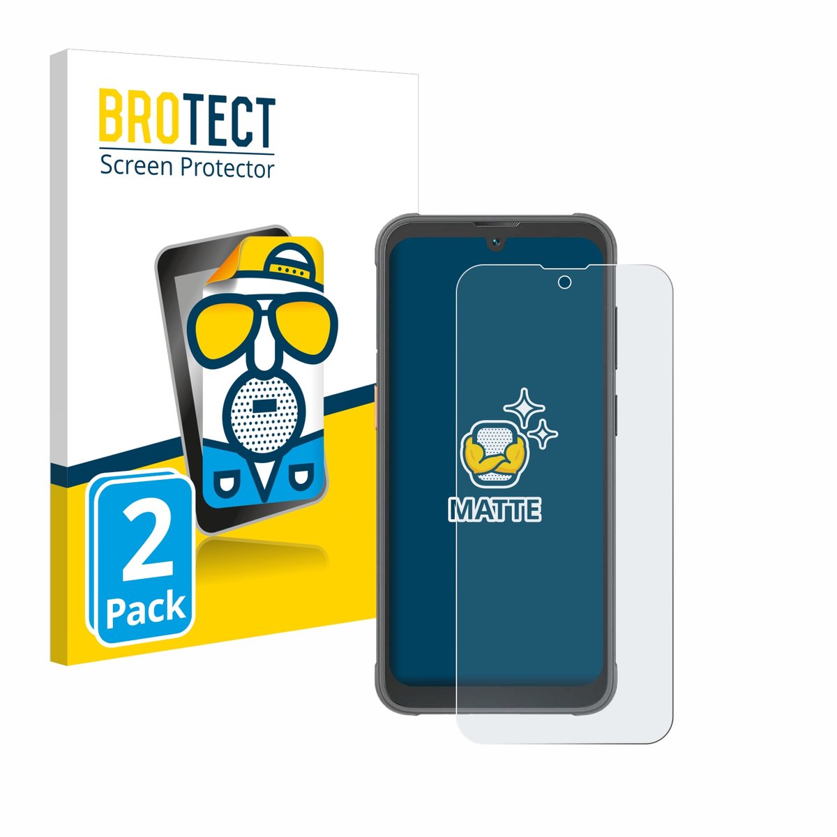 BROTECT - Screenprotector voor Blackview BV5200 Pro - Folie Beschermfolie matte 2 Stuks