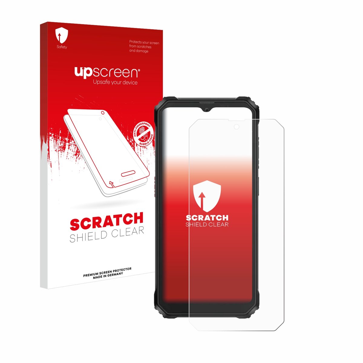 upscreen - Screenprotector voor Blackview BV6200 Plus - Folie Beschermfolie transparant
