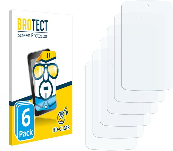 BROTECT - Protecteur d'écran pour Bryton Rider S800 - Film de Protection Transparent (6 Pièces)