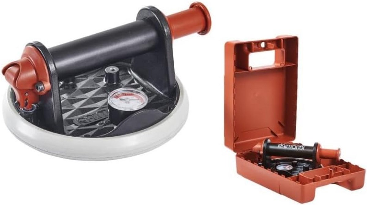 Professionele Tegelzuignap met Vacuümmeter voor Glas en Steen