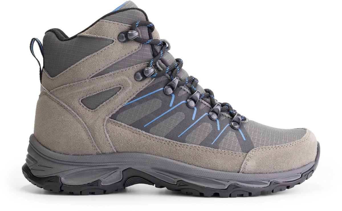 Travelin’ Grenaa Dames Halfhoge wandelschoenen Waterdicht Grijs
