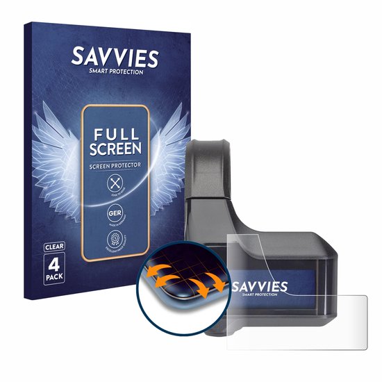 Savvies - Screenprotector voor Shimano Steps SC-E7000 - Folie Beschermfolie...
