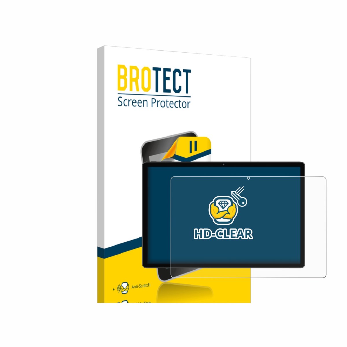 BROTECT - Screenprotector voor Blackview MEGA 8 - Folie Beschermfolie transparant