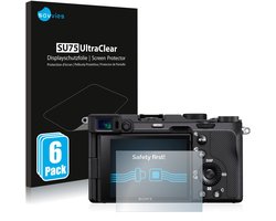 Savvies - Screenprotector voor Sony A7C - Folie Beschermfolie transparant 6 Stuks