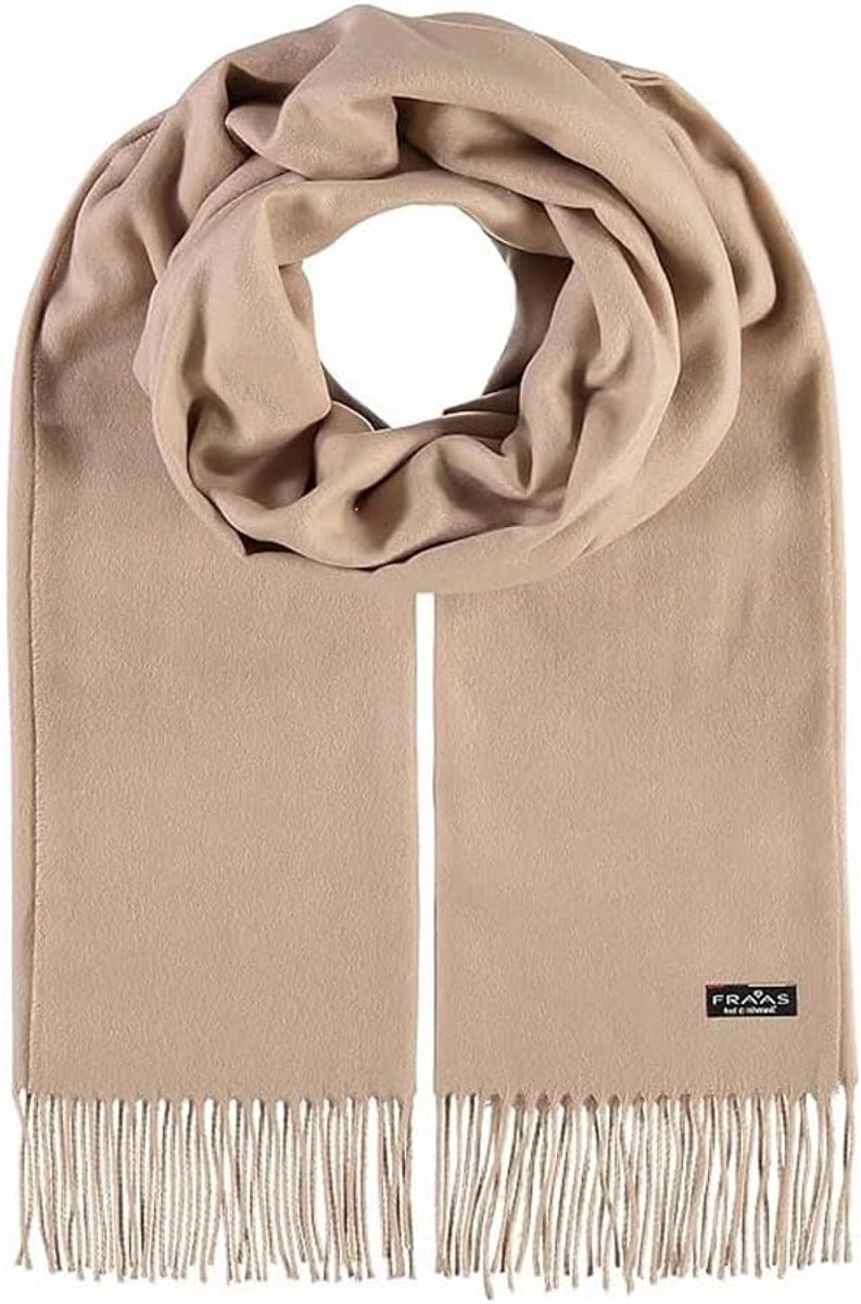 XXL Dames Sjaal Beige 56x200 cm Zacht en Warm