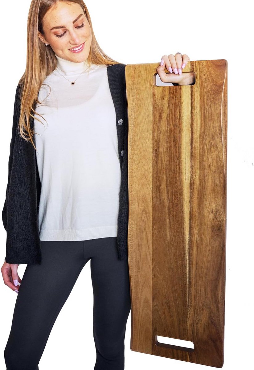 Extra Groot Houten Serveerplank van Acacia voor Borrelplank en Buffet