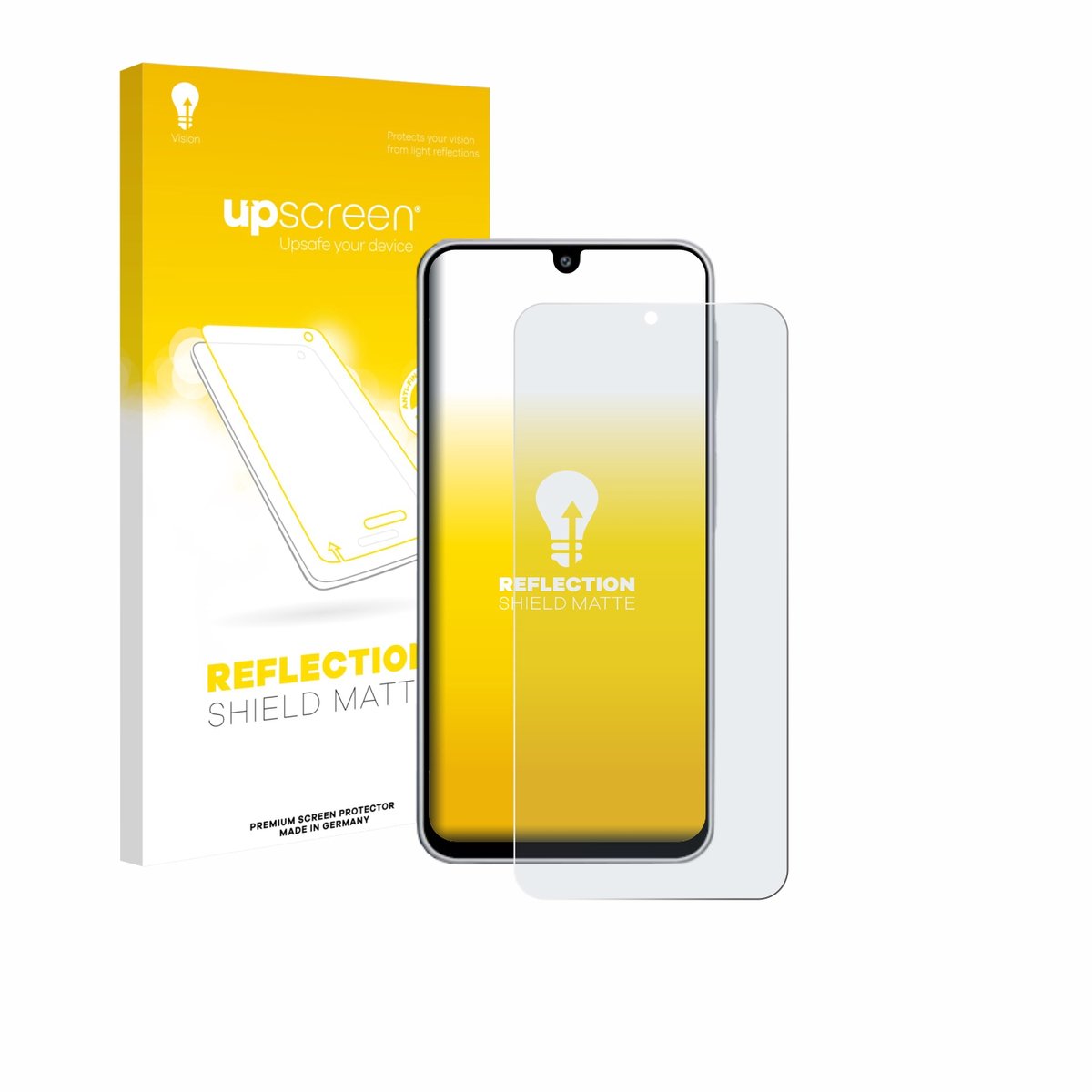 upscreen - Screenprotector voor Samsung Galaxy M17 - Folie Beschermfolie anti glare matte