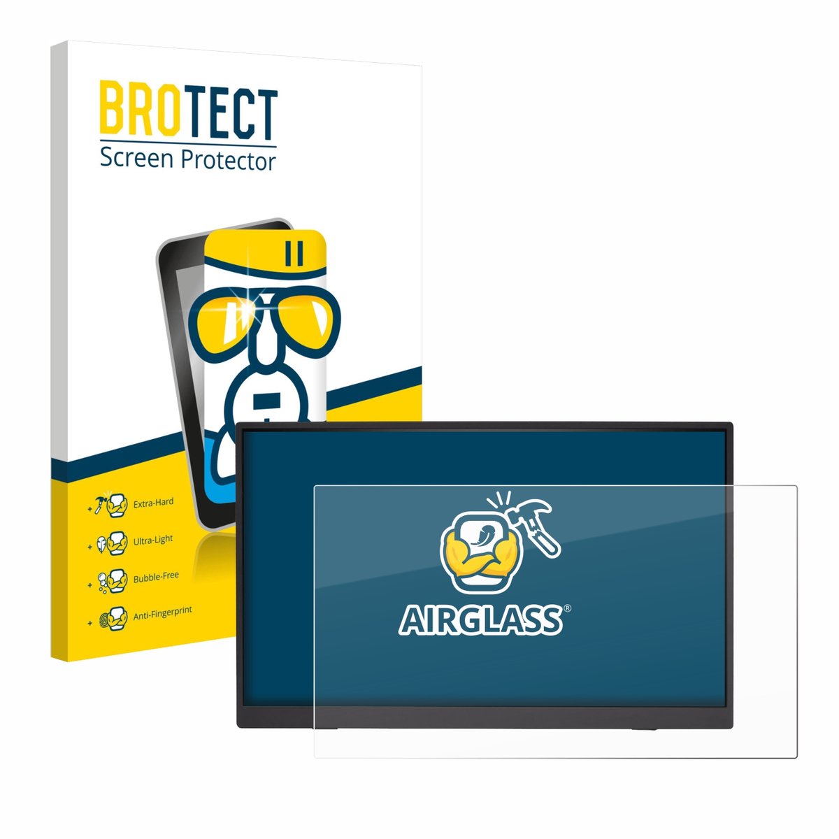 Screenprotector voor Acer PM191QEbmiuux Beschermglas transparant
