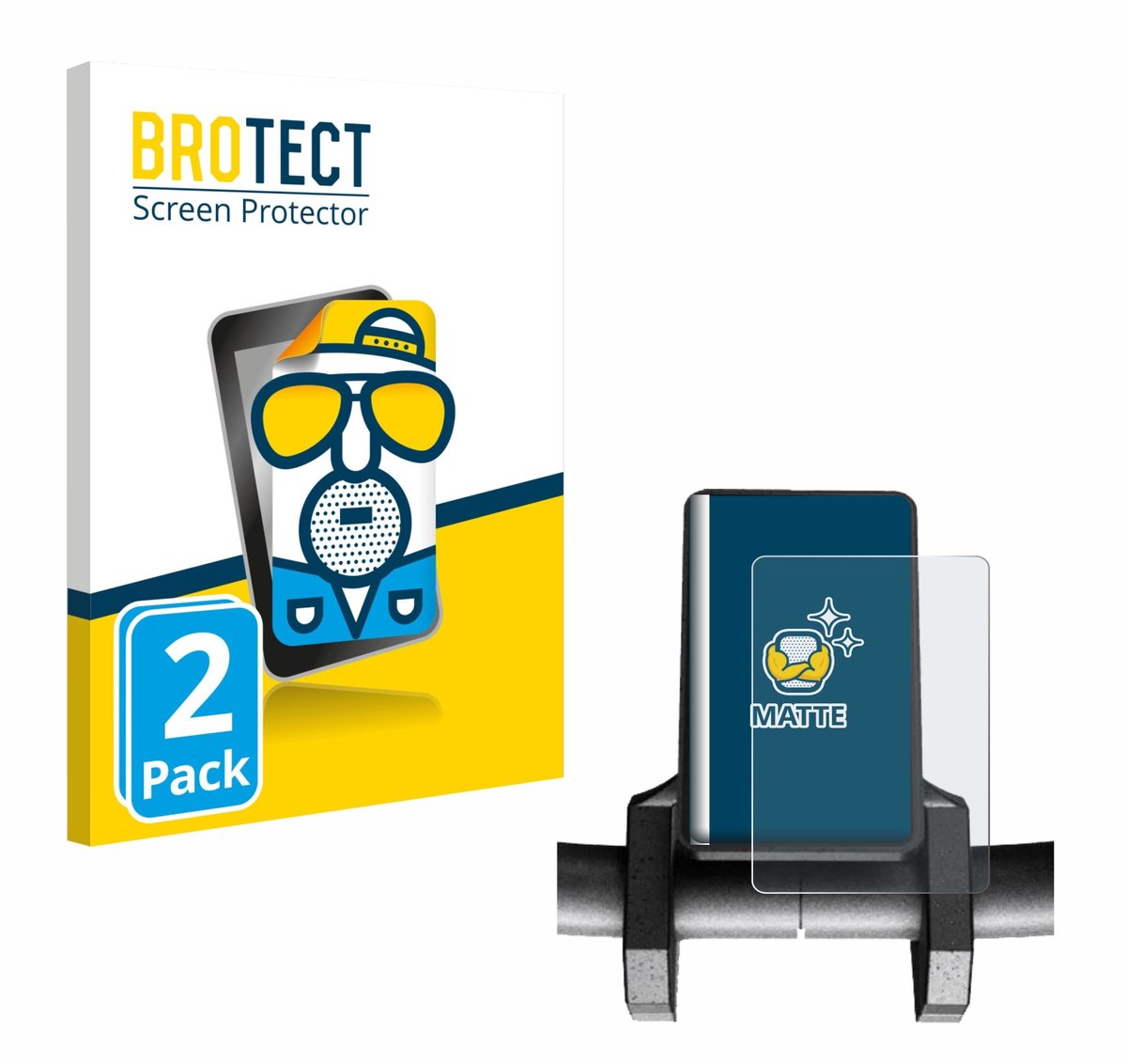 BROTECT - Screenprotector voor Joyor S10-S V2 - Folie Beschermfolie matte 2 Stuks