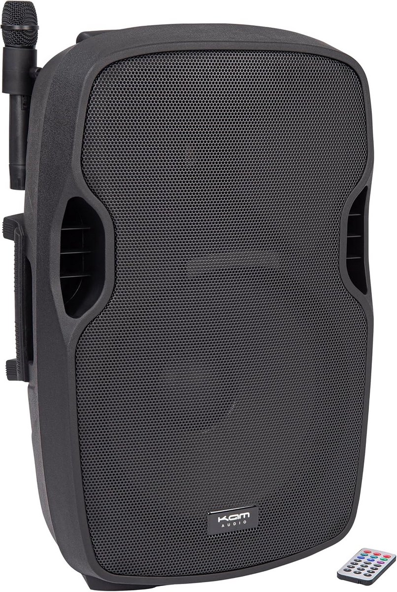 Draagbare Actieve PA Luidspreker met Ingebouwde Bluetooth en Draadloze Microfoons