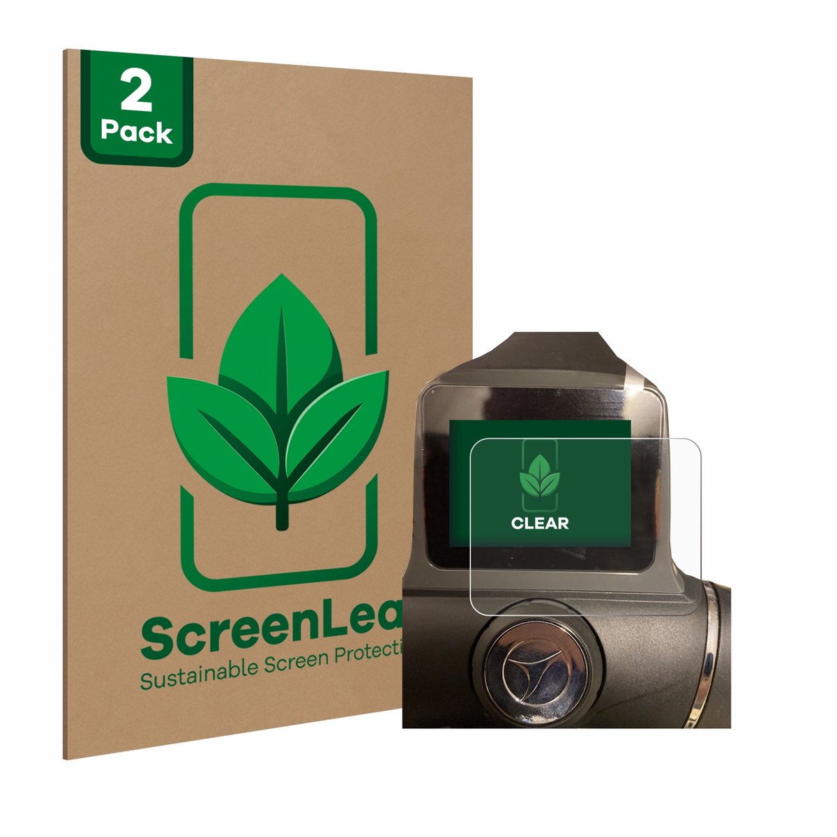 2 Stuks Screenprotector voor Motocaddy M1 DHC Electric Trolley - Hoogwaardige Beschermfolie transparant