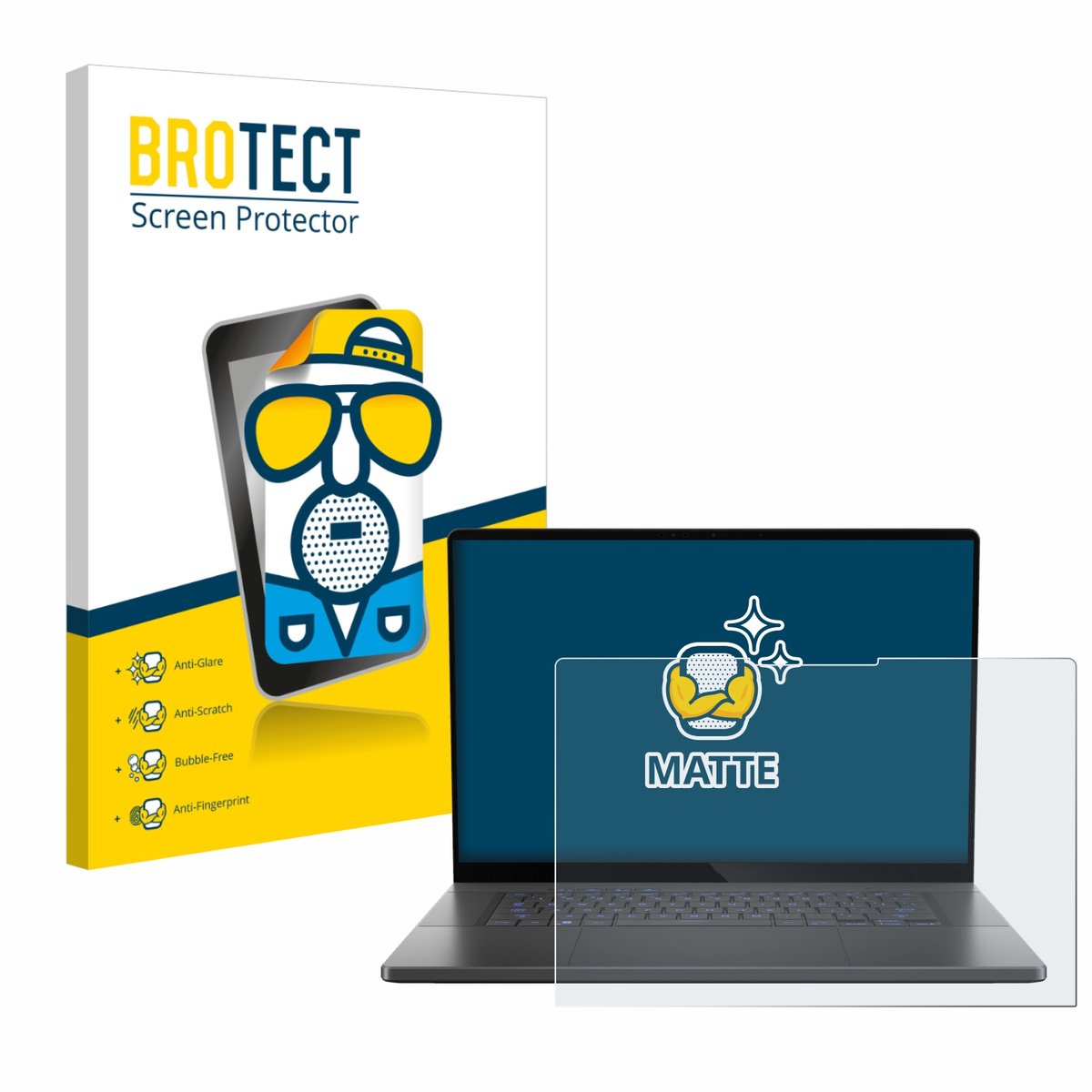BROTECT - Screenprotector voor ASUS ROG Zephyrus G16 2024 - Folie Beschermfolie matte