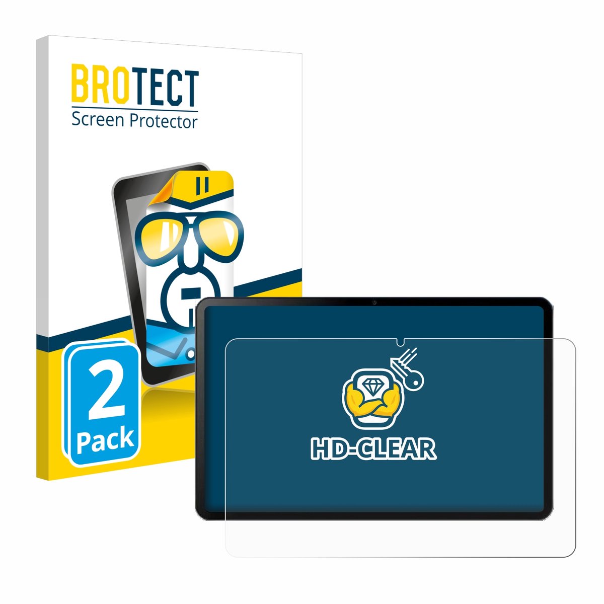 BROTECT - Screenprotector voor Doogee T20 Ultra - Folie Beschermfolie transparant 2 Stuks