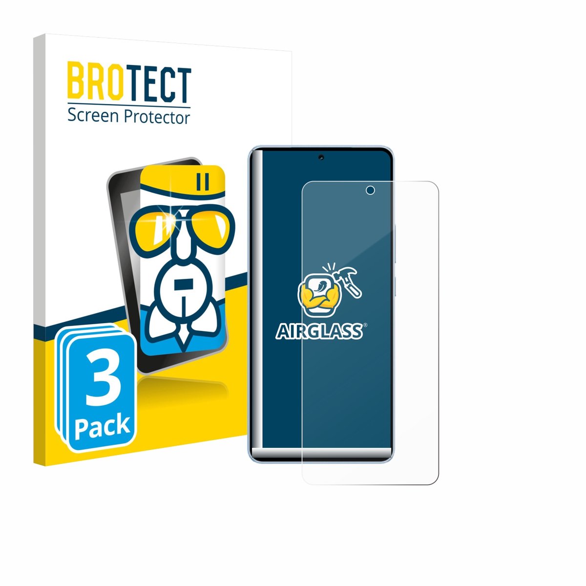 Screenprotector 3 Stuks voor Vivo iQOO Neo 11 Beschermglas transparant