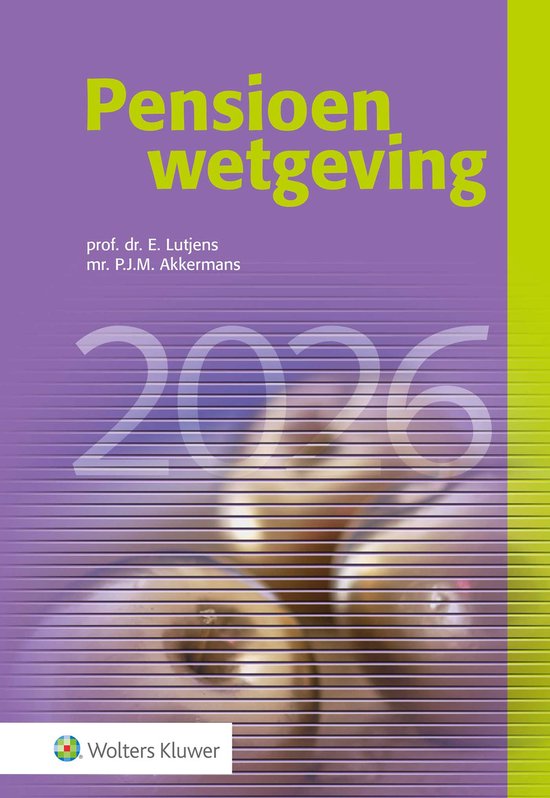 Pensioenwetgeving 2026 - cover