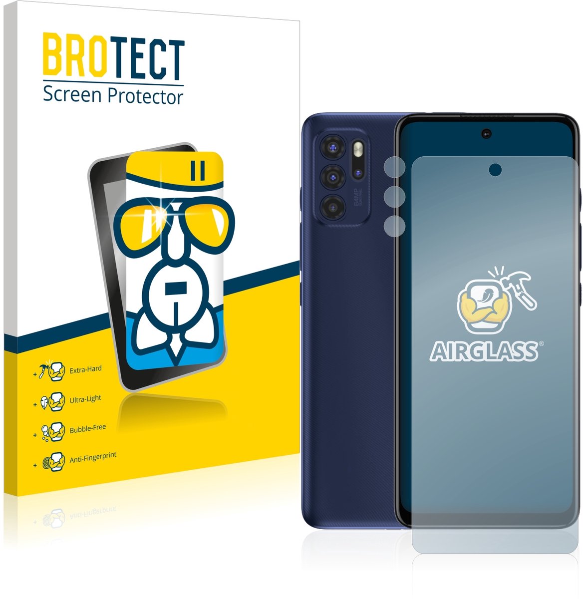 Screenprotector voor Motorola Moto G60S (Voor+Camera) Beschermglas transparant