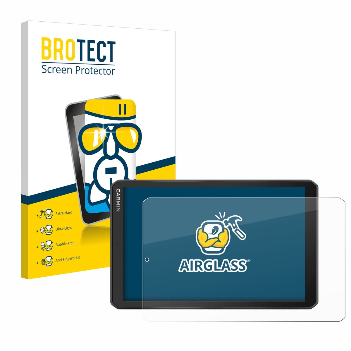 Screenprotector voor Garmin dezl LGV800 Beschermglas transparant