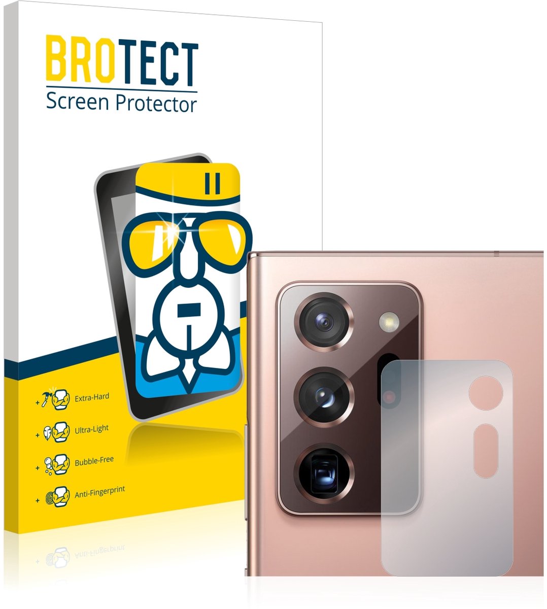 Screenprotector voor Samsung Galaxy Note 20 Ultra / 5G (Camera) Beschermglas transparant