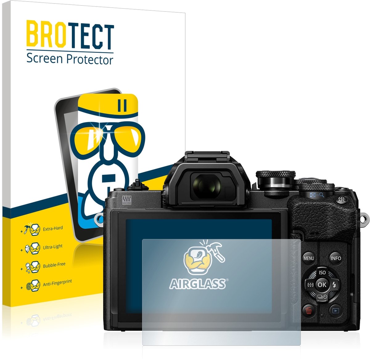 Screenprotector voor Olympus OM-D E-M10 Mark IV Beschermglas transparant