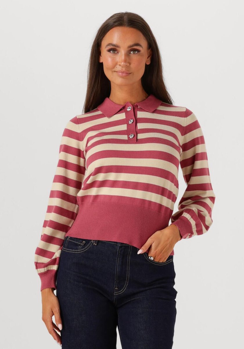 Minus Aliana Pullover Truien & vesten Dames - Sweater - Hoodie - Vest- Multi - Maat XL